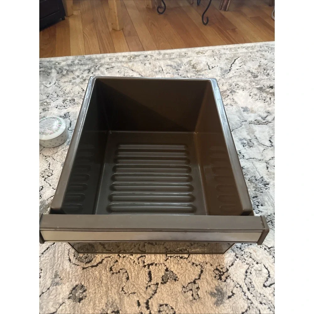 Vintage Kenmore 62801 Crisper Bottom Drawer Replacement Brown Sears 13  X 10